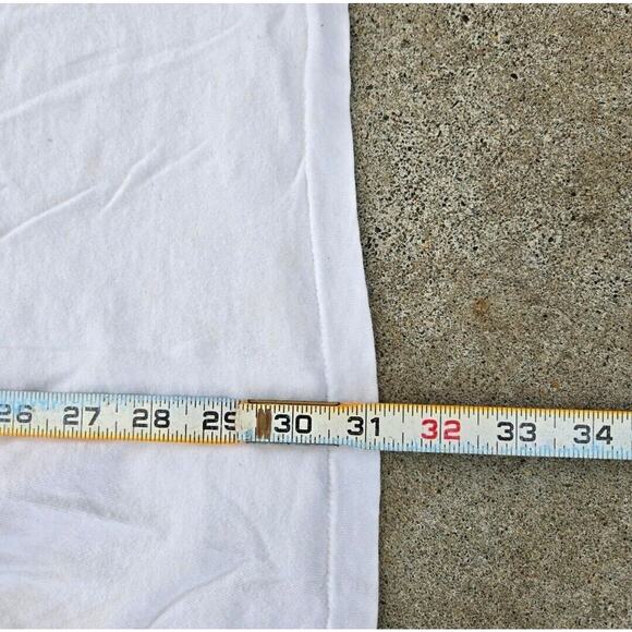 Vtg 80s 90s The Simpsons Bart Simpson Cowabunga T Shirt White Large Big Print - Picture 6 of 6